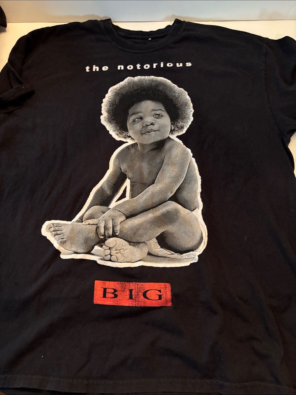 The Notorious B.I.G. Black Graphic Short Sleeve Tee